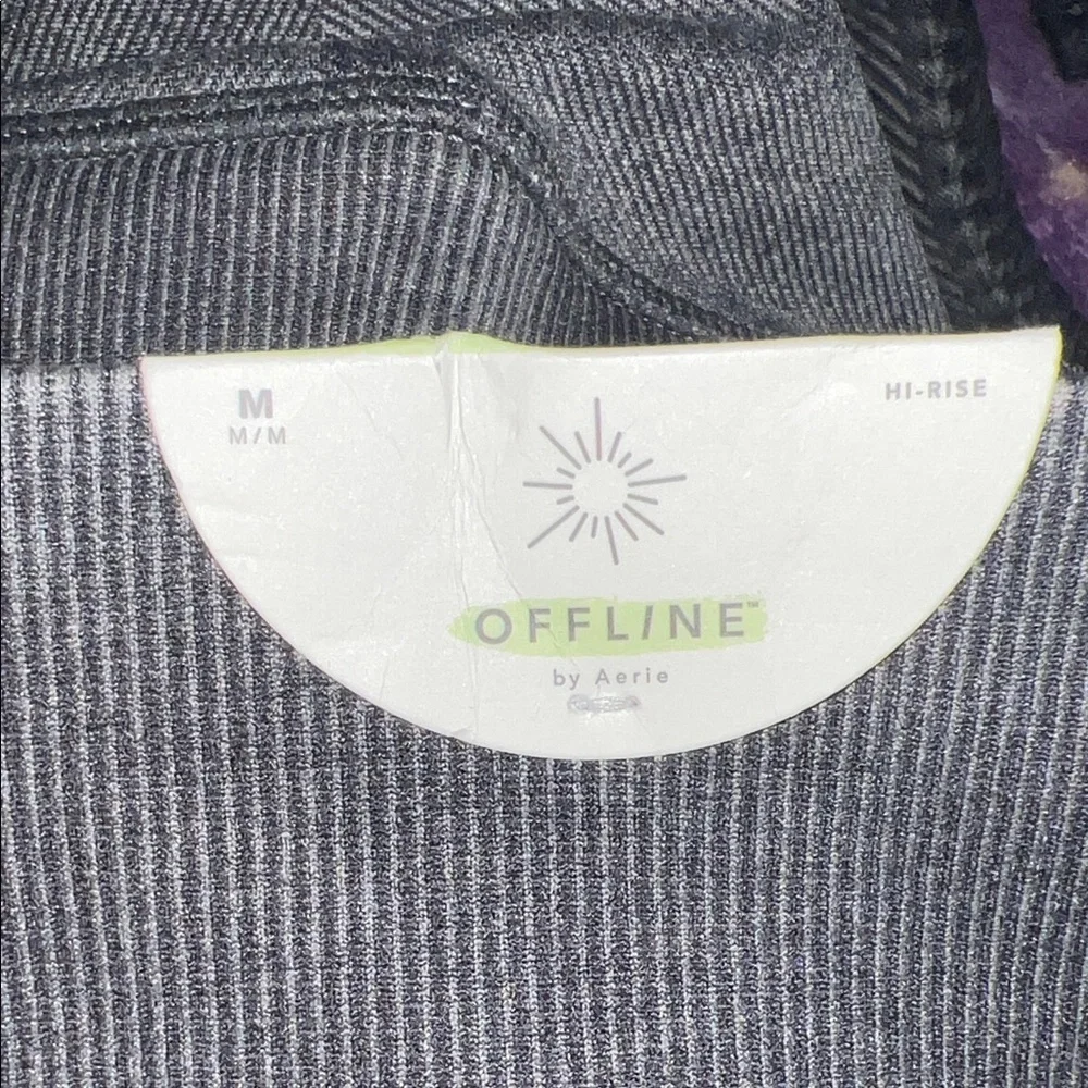 Offline by Aerie The Hugger High Waisted leggings with Trim on the Sides S M NEW